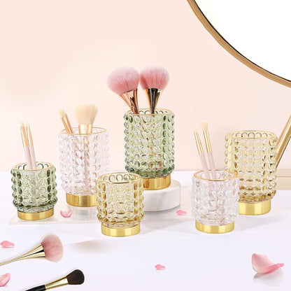 DASITON Makeup Brush Holder Organizer, Crystal Cosmetic Make Up Brush Holder - Image 3