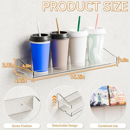 Yieach 6 Pack Shower Shelf for Inside Shower - Image 3