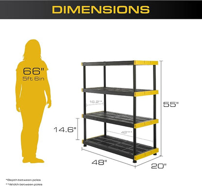 CX Black & Yellow, Shelving Unit and Heavy Duty Storage Containers, Extremely - Image 3