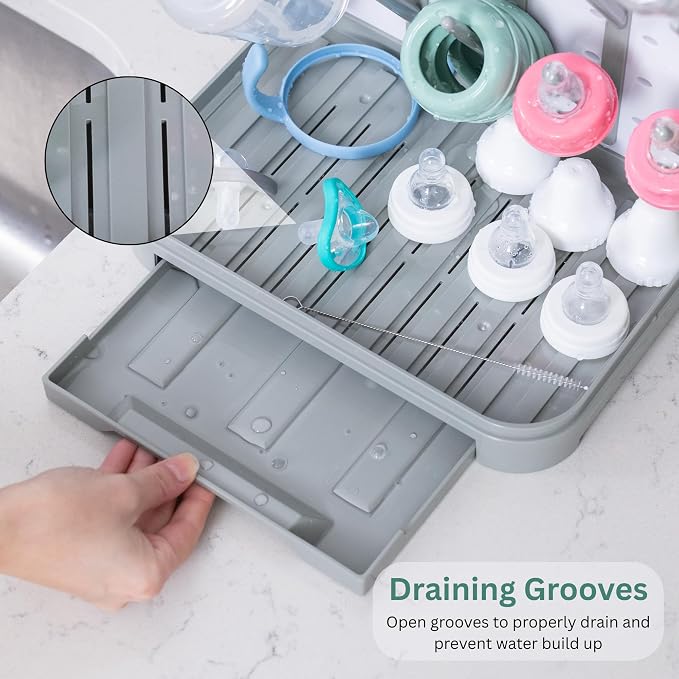 Baby Bottle Drying Rack – Large Vertical Bottle Dryer - Image 8