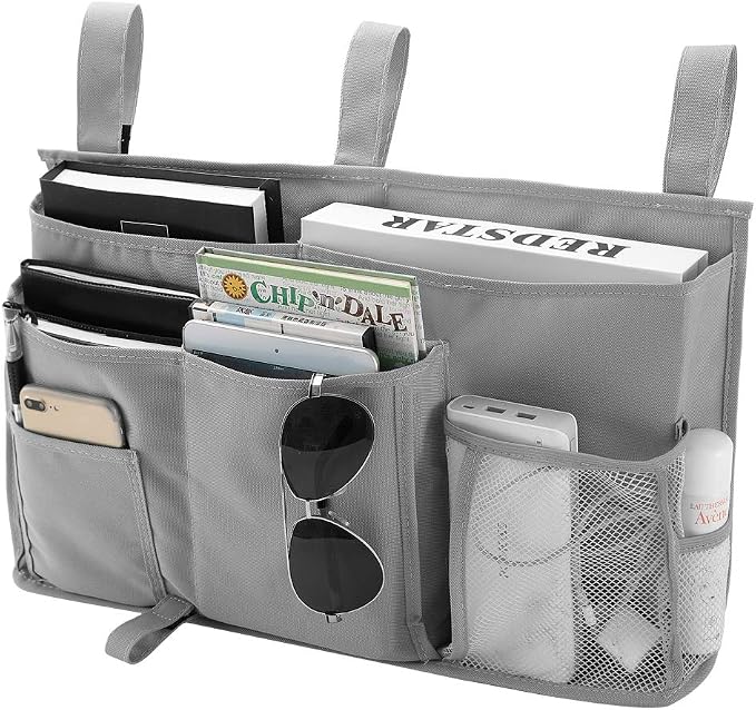 Bseash Bunk Bed Organizer, Bedside Caddy Hanging Bed Organizer Storage Bag 8 by Bseash