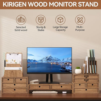 KIRIGEN Wood Monitor Stand - Image 5