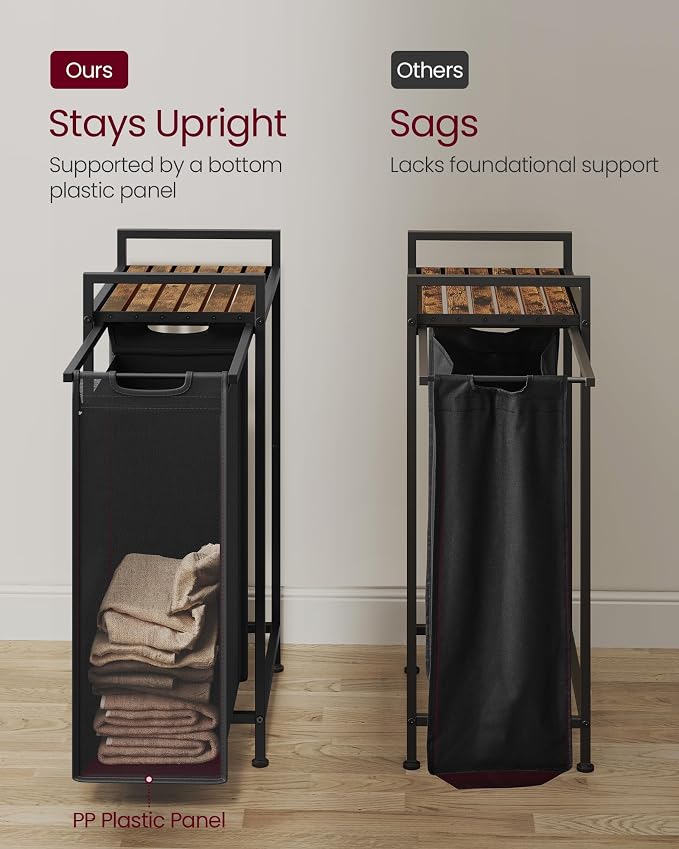 VASAGLE Laundry Hamper, Laundry Basket, Laundry Sorter - Image 4