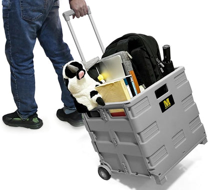 MaxWorks Collapsible Rolling Utility Cart - Image 2