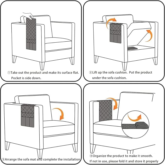 Ntomtuex Armchair Caddy Remote Control Holder - Image 6