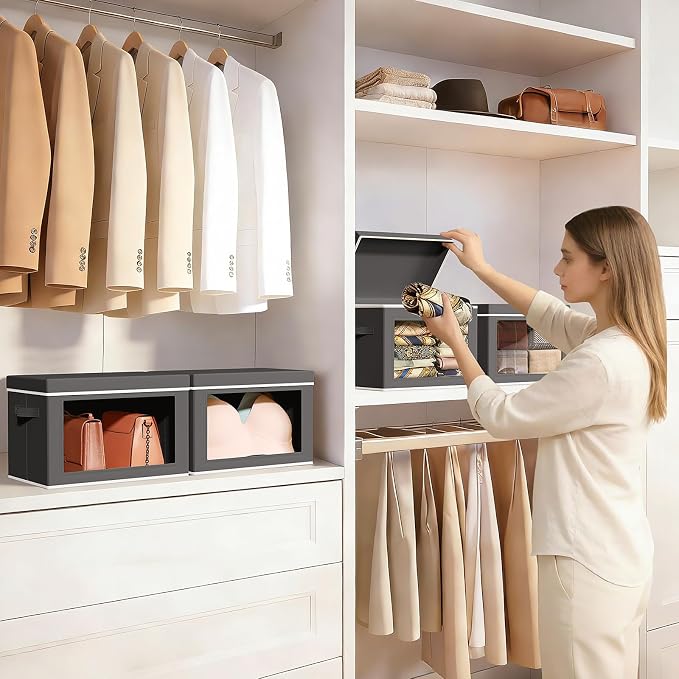 Homsorout Storage Bins with Lids - Image 5