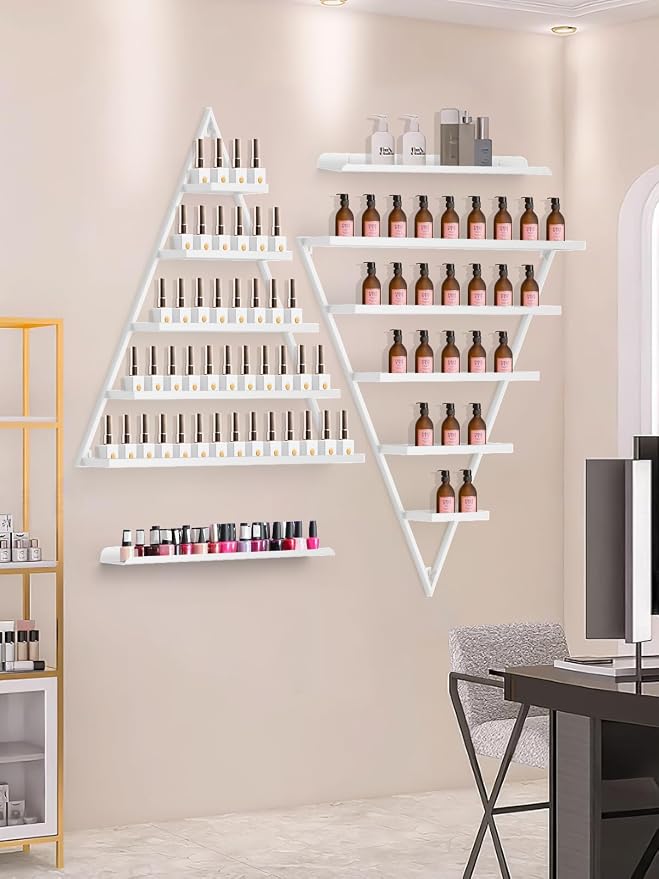 EBANKU 6PCS Nail Polish Racks 5 Tiers Nail Polish Shelf - Image 6