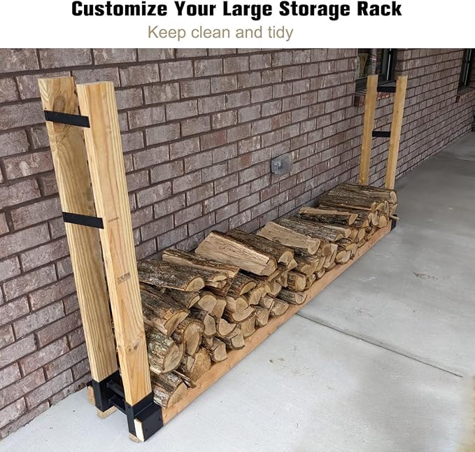 Outdoor Firewood Rack Bracket Kit - Image 6
