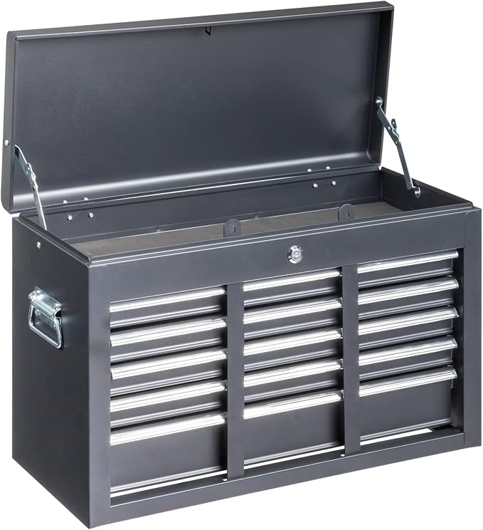 Metal Rolling Tool Box Organizer | Lockable Tool Chest - Image 4
