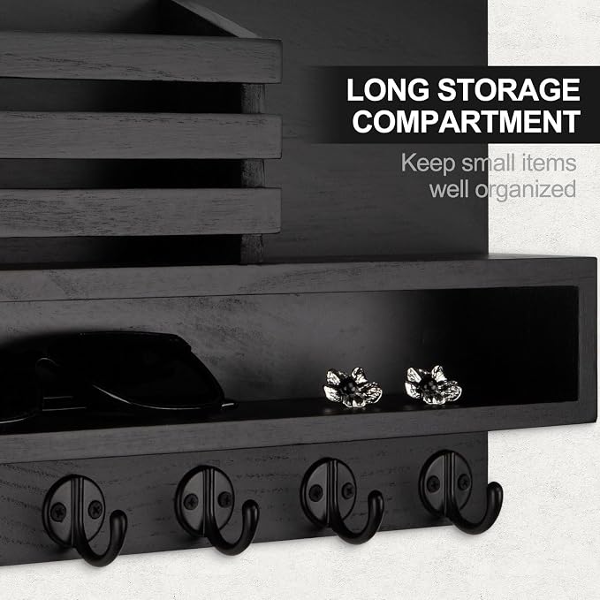Key and Mail Holder Wall Mount, Key Hanger - Image 3