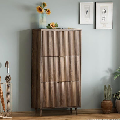 Shoe Cabinet Storage, Modern Freestanding Organizer - Image 7