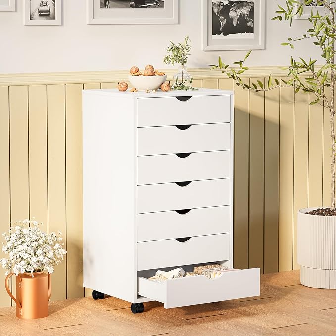Sweetcrispy 7 Drawer Rolling Storage Cabinet - Image 2