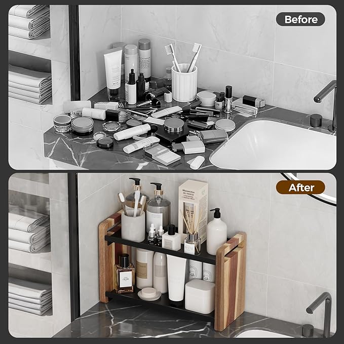 Bathroom Counter Organizer, Bathroom Counter Shelf, Bathrooms Organizers - Image 3