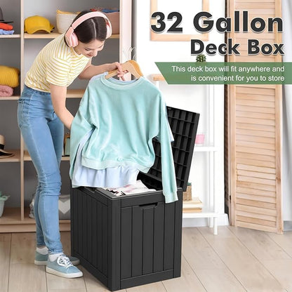 Outdoor Storage Deck Box Waterproof, Garden Tool, Backyard Cushion, Poolside - Image 2