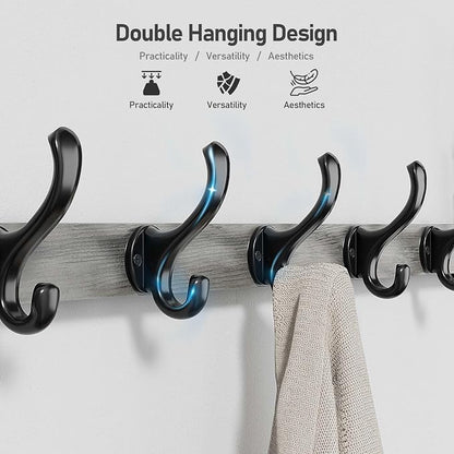 Tatub 29" Rustic Coat Rack Wall Mount - Image 3