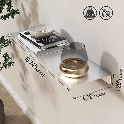 Danpoo 16 inch Metal Floating Shelves - Image 3