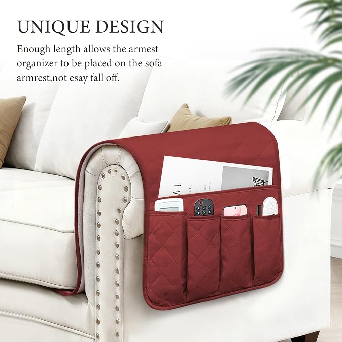 Armchair Caddy for Recliner, Couch Caddy Storage Organizer - Image 4