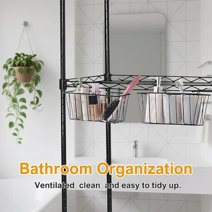 2 Pack Large Grid Wall Baskets - Image 3