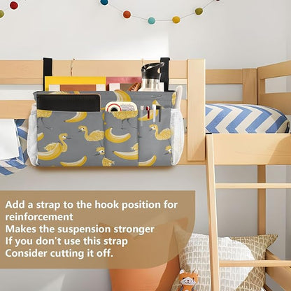 Bedside Hanging Storage Basket Hanging Bed Organizer Storage Bag - Image 6