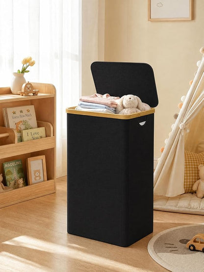 iEGrow Laundry Hamper with Lid, 110L Large Laundry Hamper with Handle and Lid - Image 9