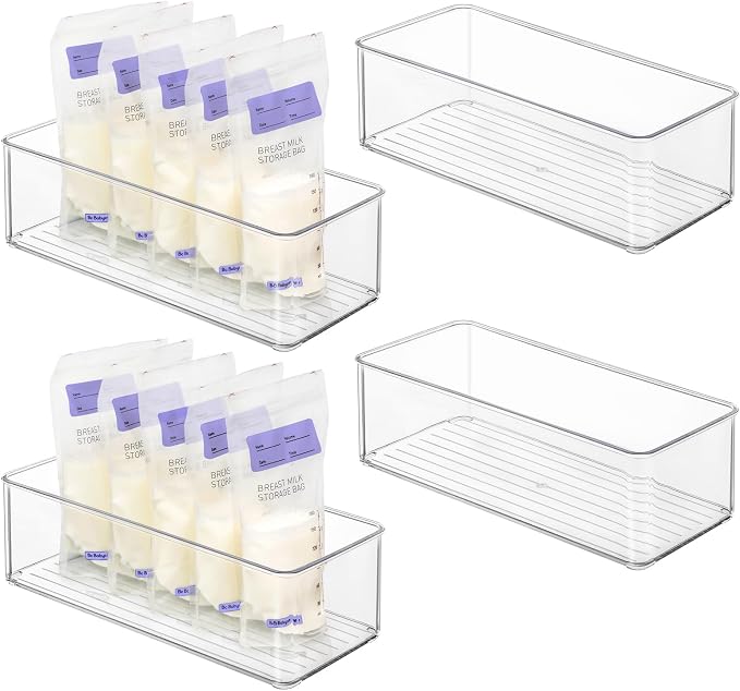 Hudgan 4 Pcs Storage Container Breastmilk by HUDGAN