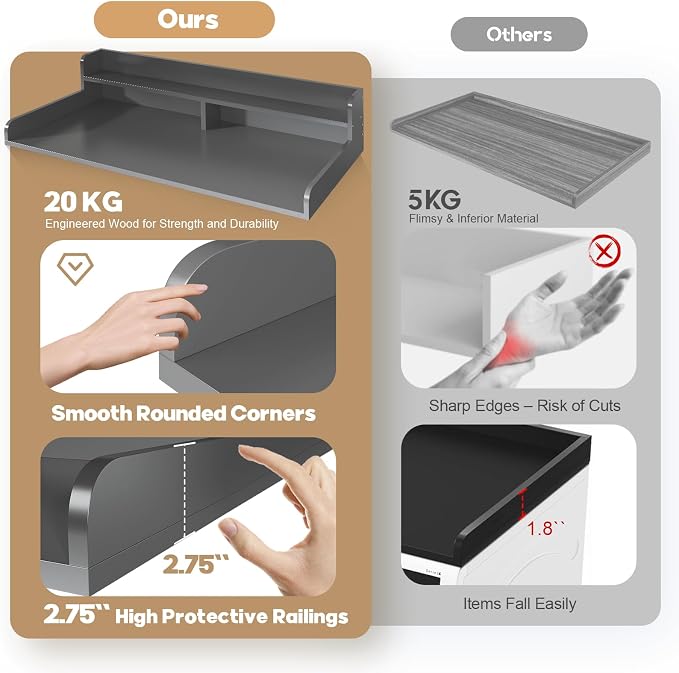 2-Tier Washer Dryer Countertop - Image 3