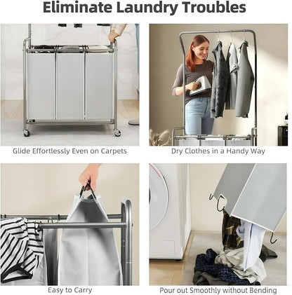 ROMOON Laundry Sorter Hamper - Image 6