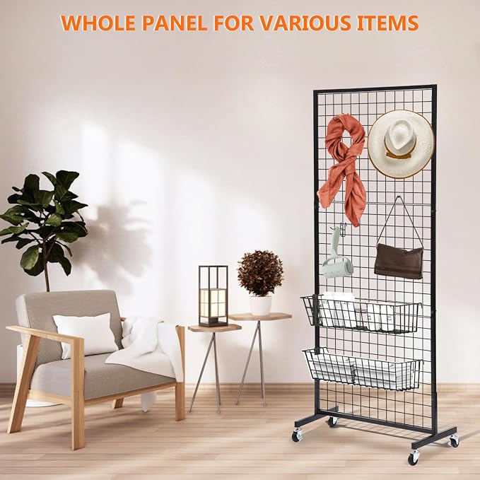 Eastern Tree 1 Pack 2.5'x 6' Three Pieces Grid Wall Panels Stand - Image 6