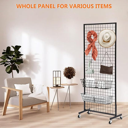 Eastern Tree 1 Pack 2.5'x 6' Three Pieces Grid Wall Panels Stand - Image 6