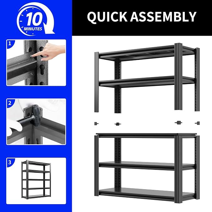 Metal Storage Shelving Heavy Duty, Shelves Unit - Image 7