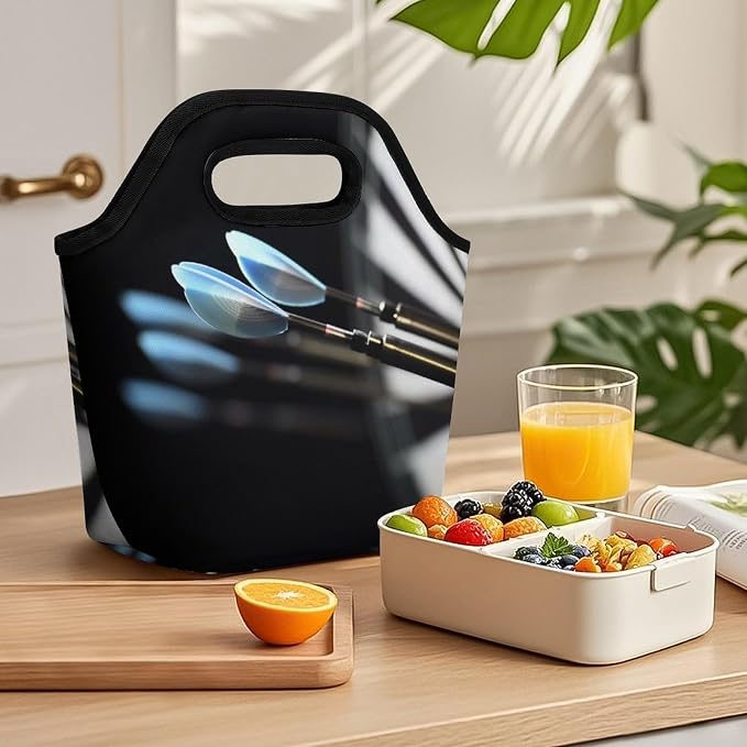 Darts Arrows Lunch Bag Cooler Bag Tote Bags | Reusable Portable Lunch Box - Image 8