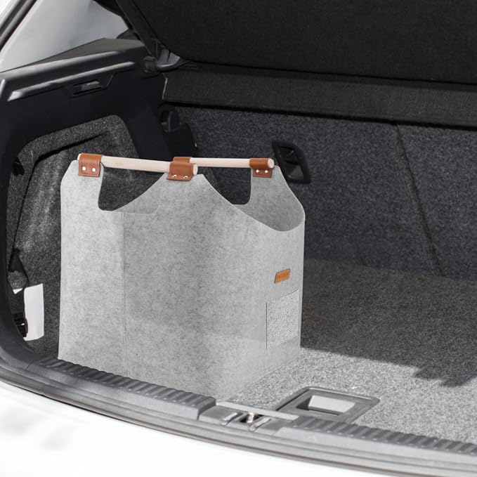 XL 4MM Felt Firewood Carrier | Log Carrier - Image 7