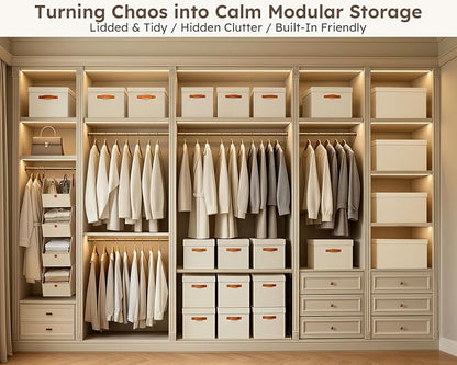 Homsorout Storage Bins with Lids - Image 2