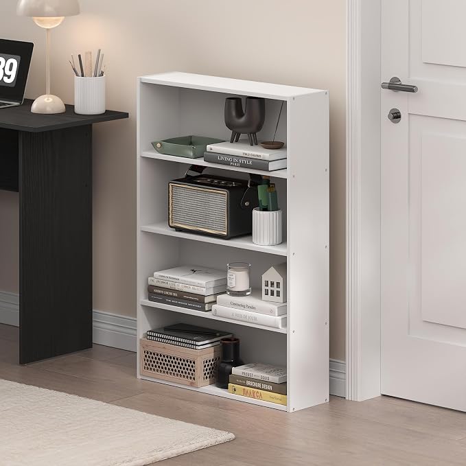 Furinno Basic Book Shelf, 4-Tier Bookcase - Image 2