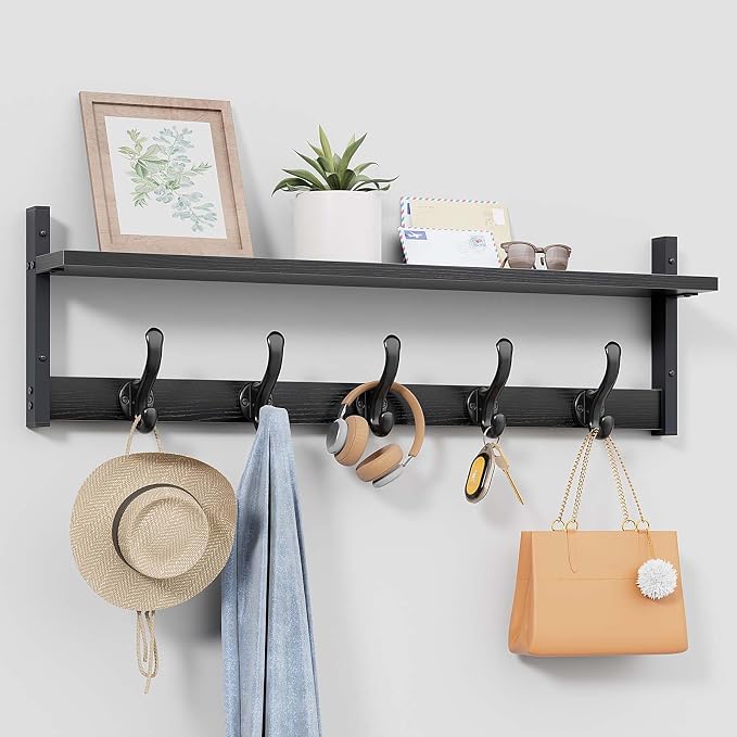 Tatub 29" Rustic Coat Rack Wall Mount by Tatub