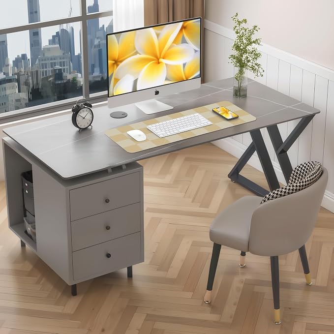Leather Desk mat, Non-Slip Desk mat, Waterproof PU Leather Desk pad Protector - Image 6