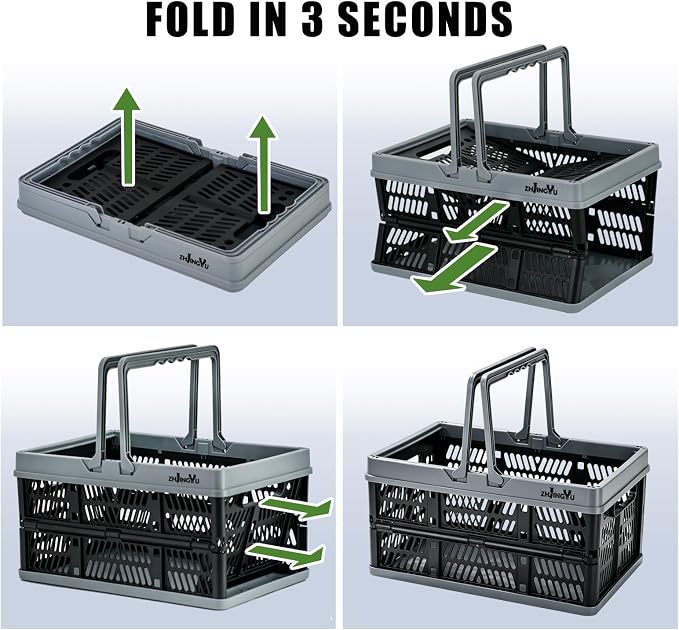 Small Plastic Baskets Black, Pack-2 Plastic baskets - Image 6