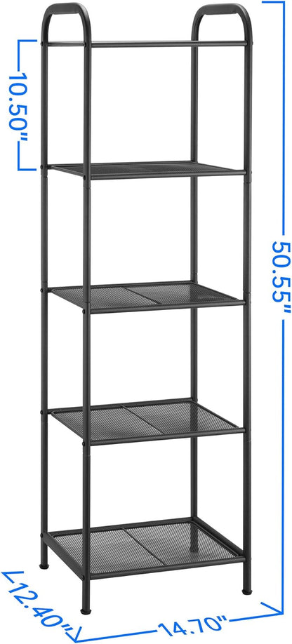 MAX Houser Storage Rack with Shelf, Industrial Style Extendable Plant Stand - Image 3