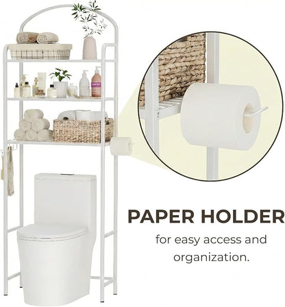 3 Tier Over The Toilet Storage Rack, Bathroom Organizer | Toilet Storage - Image 5