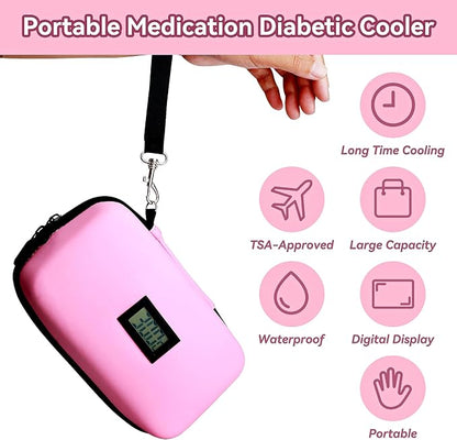 Insulin Cooler Travel Case, TSA Approved Medication Diabetic Cooler Organizer - Image 7
