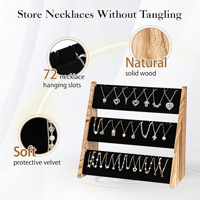 3 Tier Necklace Organizer Stand - Image 3