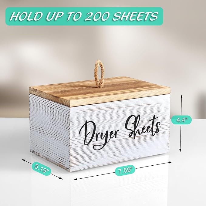 Bivvclaz Dryer Sheet Holder, Laundry Room Organization and Storage - Image 2