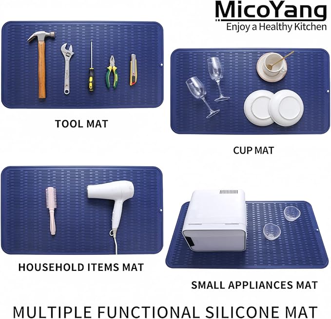 Silicone Dish Drying Mat for Multiple Usage, Easy clean, Eco-friendly, - Image 3