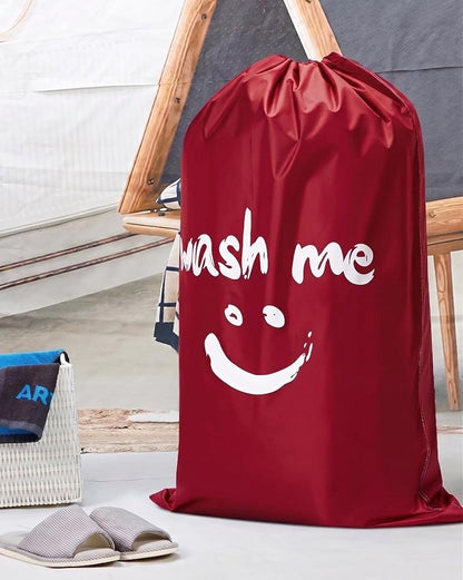 HOMEST 2 Pack XL Wash Me Travel Laundry Bag, Dirty Clothes Organizer, Large - Image 6
