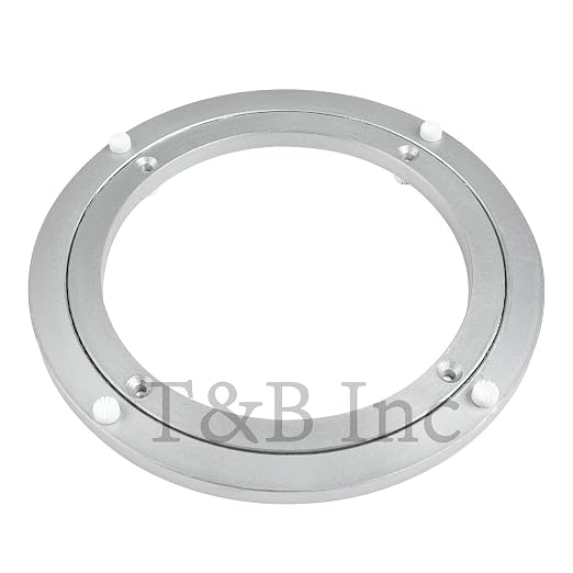 TamBee 10 Inch Lazy Susan Bearing Base - 130lb Capacity Aluminum Heavy Duty by TamBee