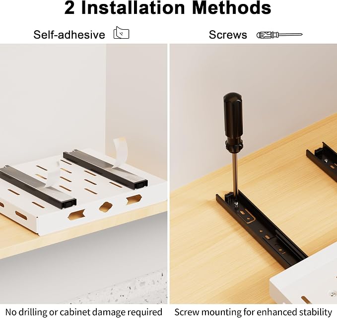 XLP Pull-Out Spice Rack Organizer – Heavy Duty Slide-Out Cabinet Storage | Fits - Image 7