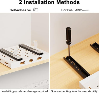 XLP Pull-Out Spice Rack Organizer – Heavy Duty Slide-Out Cabinet Storage | Fits - Image 7