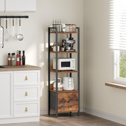 MAHANCRIS Bookshelf, 5-Tier Bookcase - Image 7