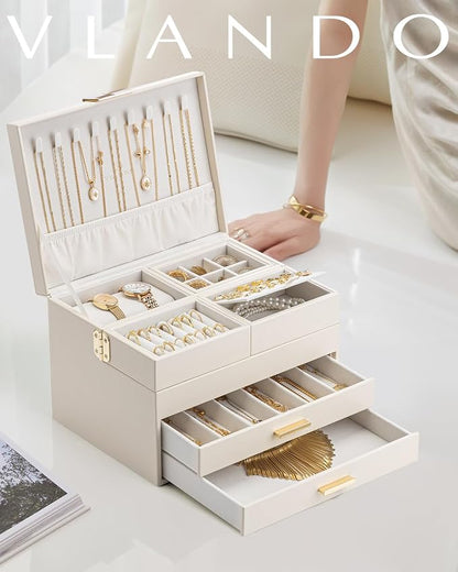 Vlando 4 Layers Jewelry Box - Image 8