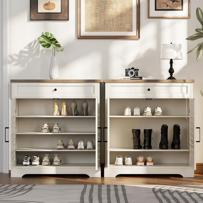 ChooChoo Farmhouse Shoe Cabinet - Image 4